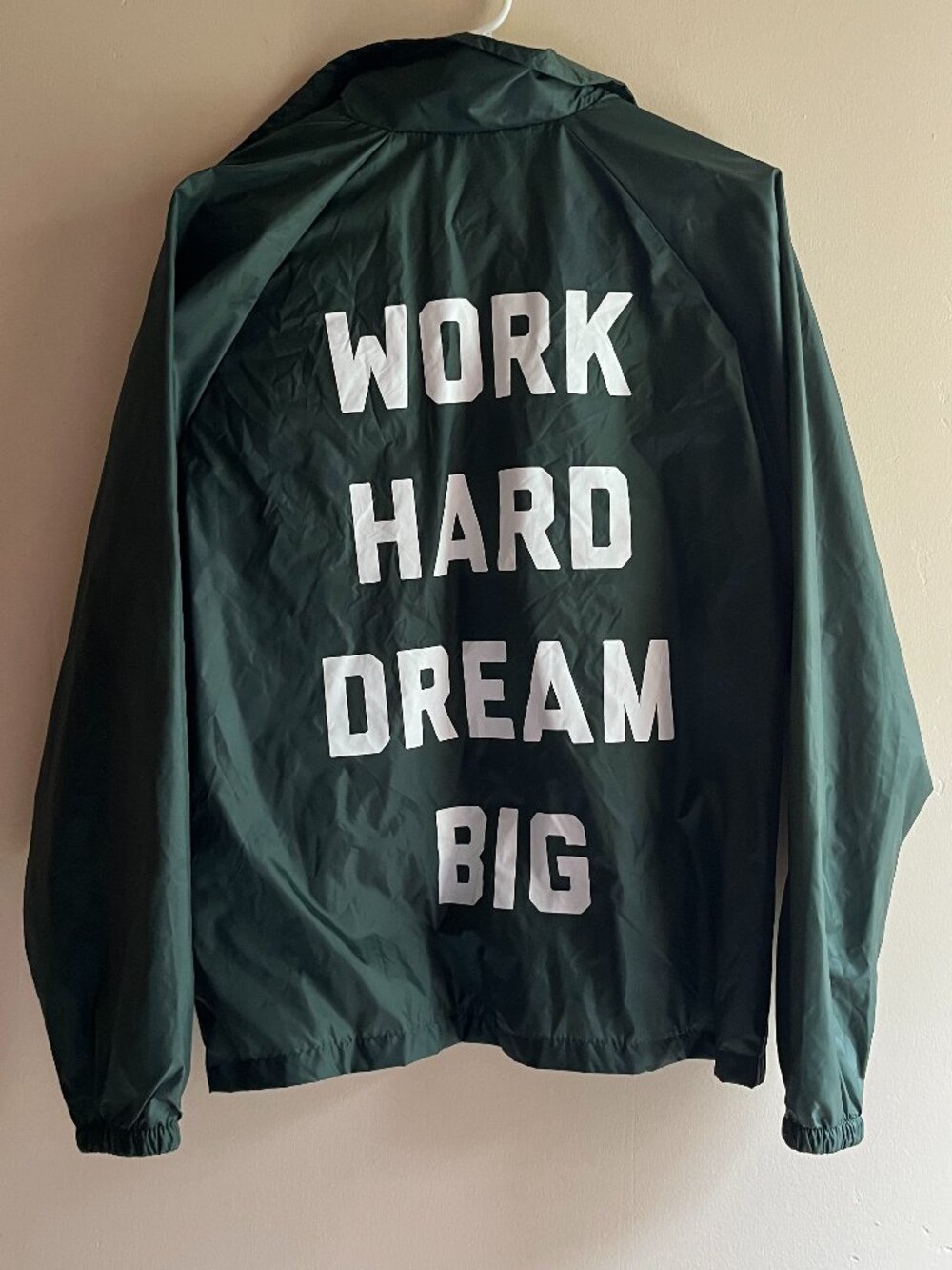 Tommy Blades Green Windbreaker nylon jacket gorp streetwear outdoor blokecore